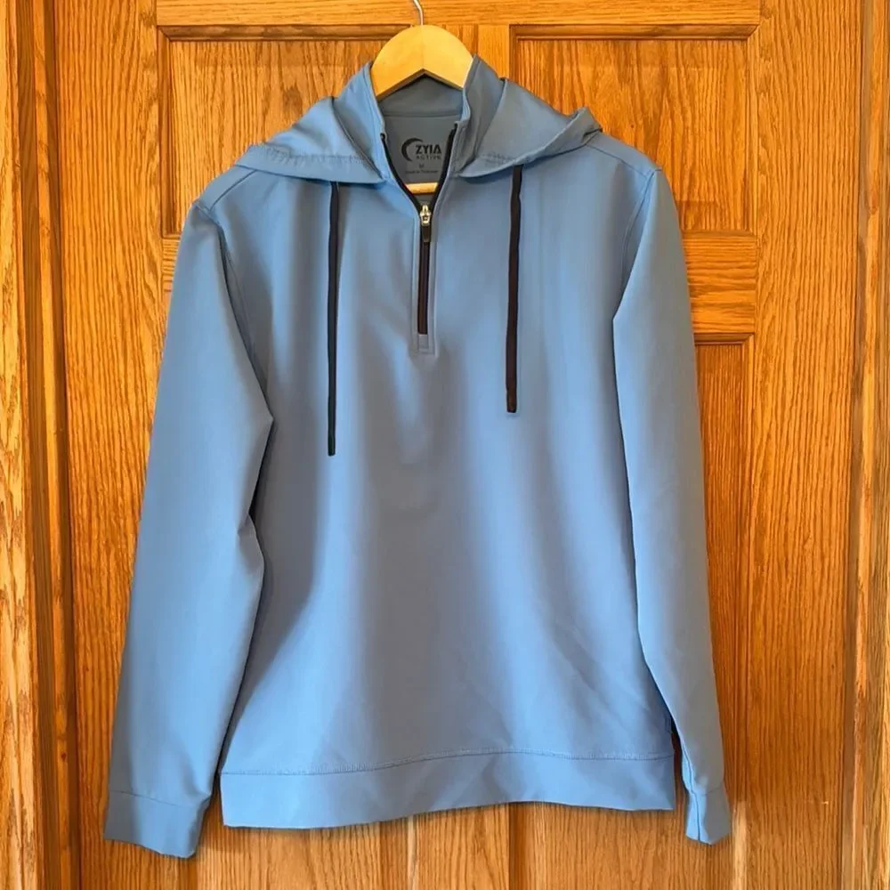 ZYIA ACTIVE Sky Tech Men's Quarter Zip Hoodie